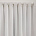 White Chita Back Tab Blackout Curtain
