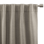 Grey Ortega Blackout Back-Tab Curtain