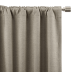 Grey Ortega Blackout Back-Tab Curtain