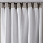 Grey Ortega Blackout Back-Tab Curtain