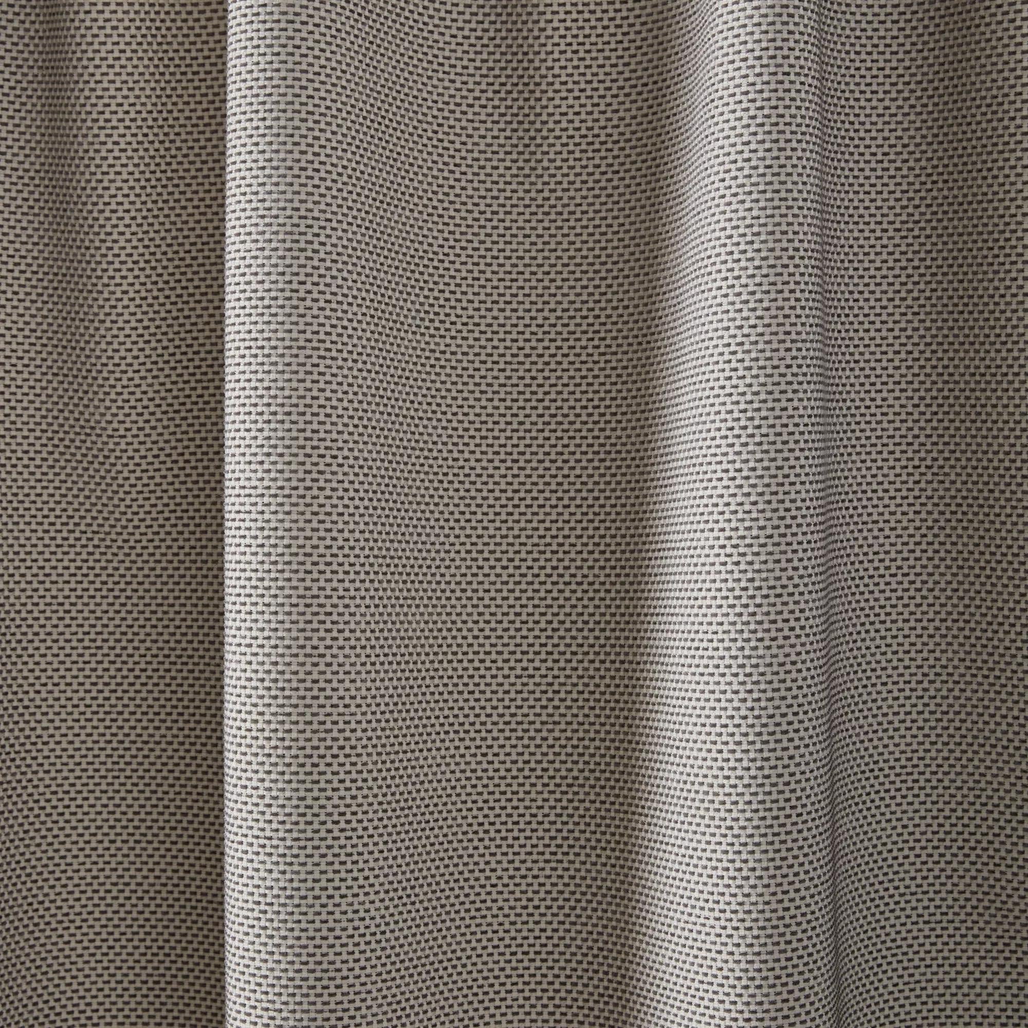 Grey Ortega Blackout Back-Tab Curtain