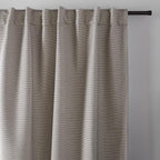 Grey Ortega Blackout Back-Tab Curtain