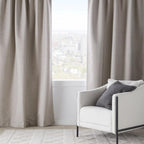 Grey Ortega Blackout Back-Tab Curtain
