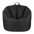 Black Canvas Bean Bag