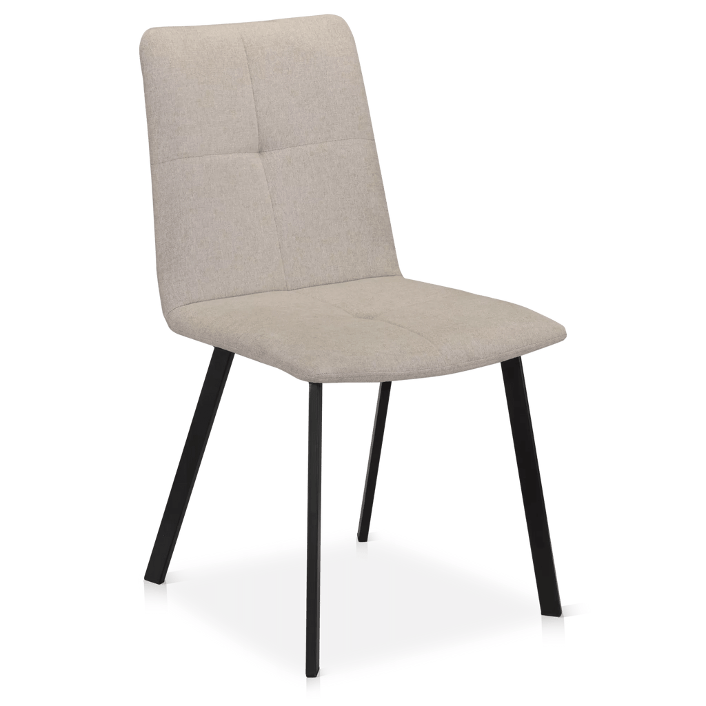 Fabric and Metal Dining Chair