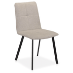 Fabric and Metal Dining Chair
