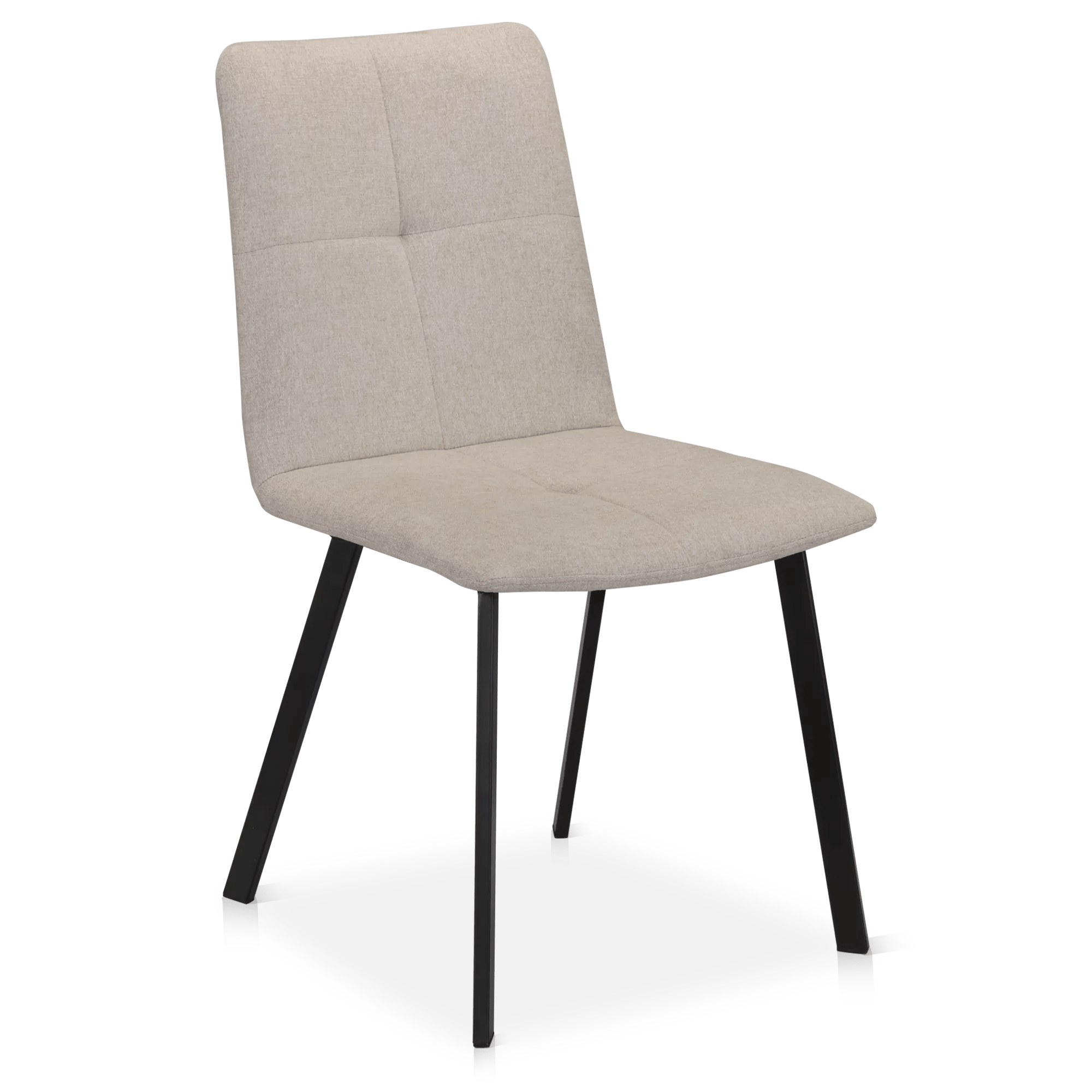 Fabric and Metal Dining Chair
