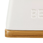Ceramic & Wood Butter Dish