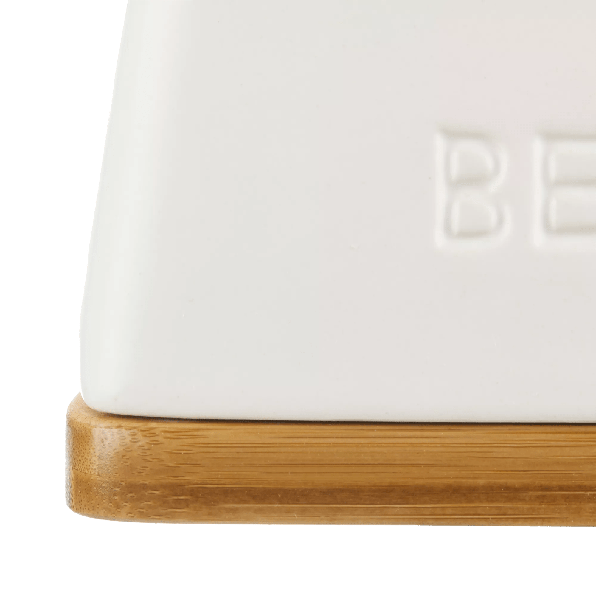 Ceramic & Wood Butter Dish