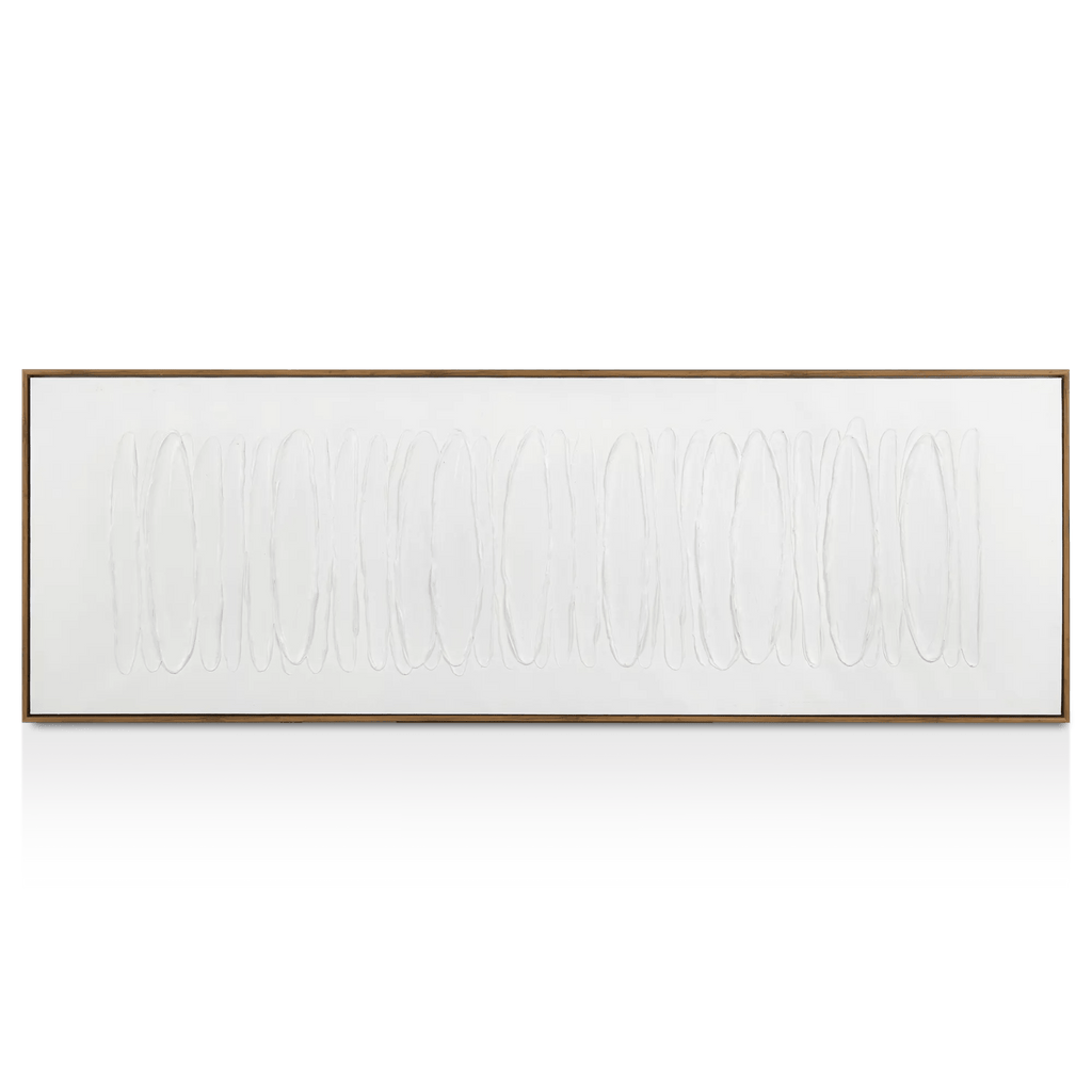 Tone on Tone Embossed Abstract Oil Painting