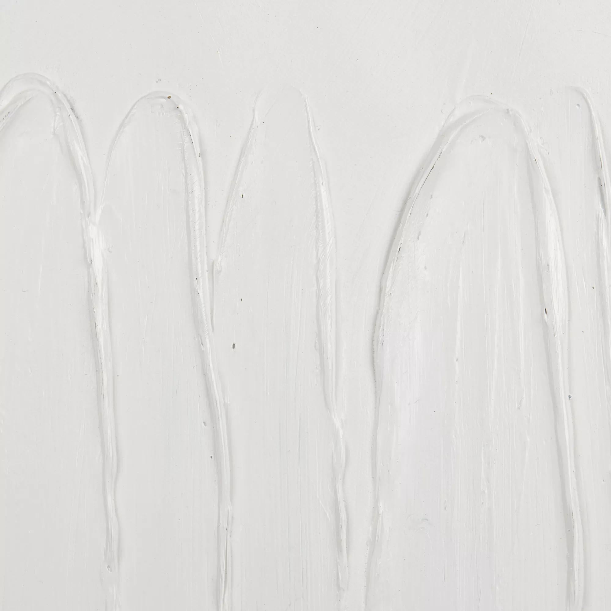 Tone on Tone Embossed Abstract Oil Painting