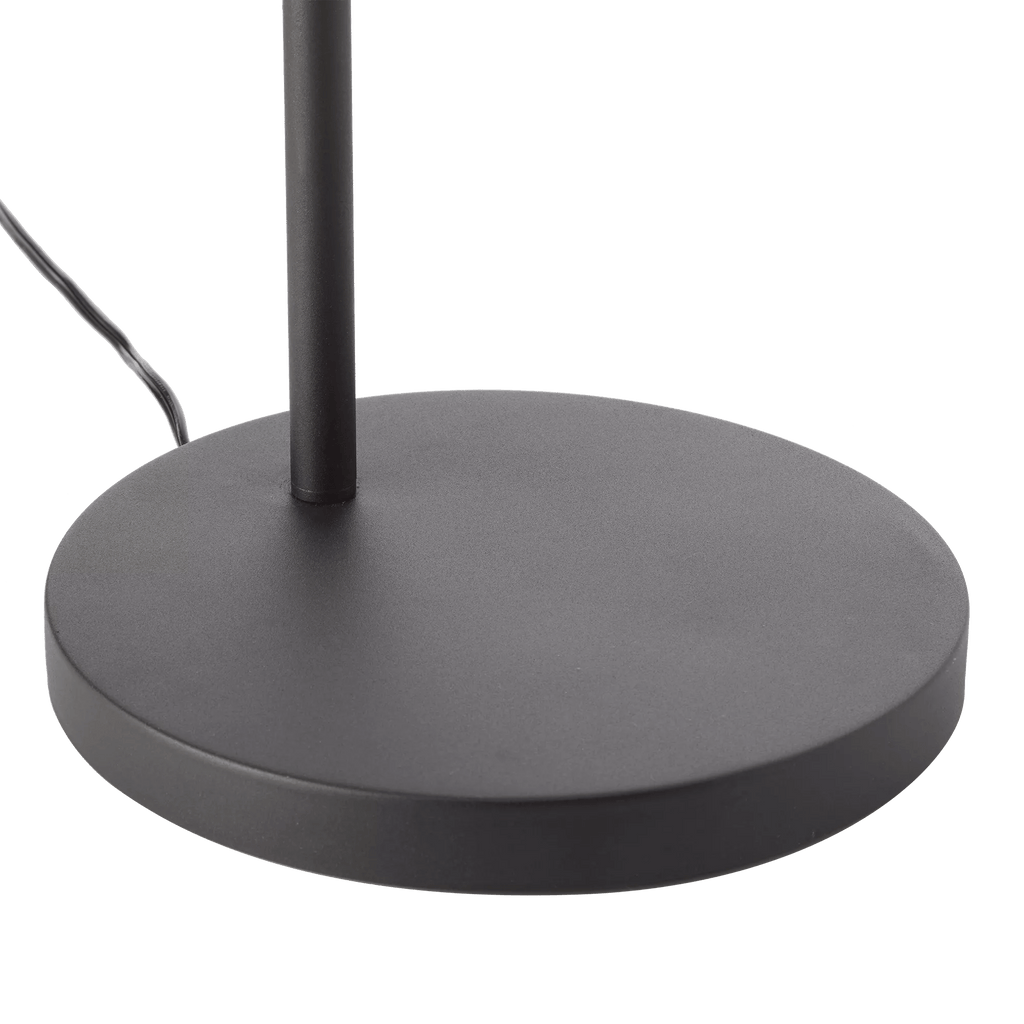 Metal and Glass Floor Lamp