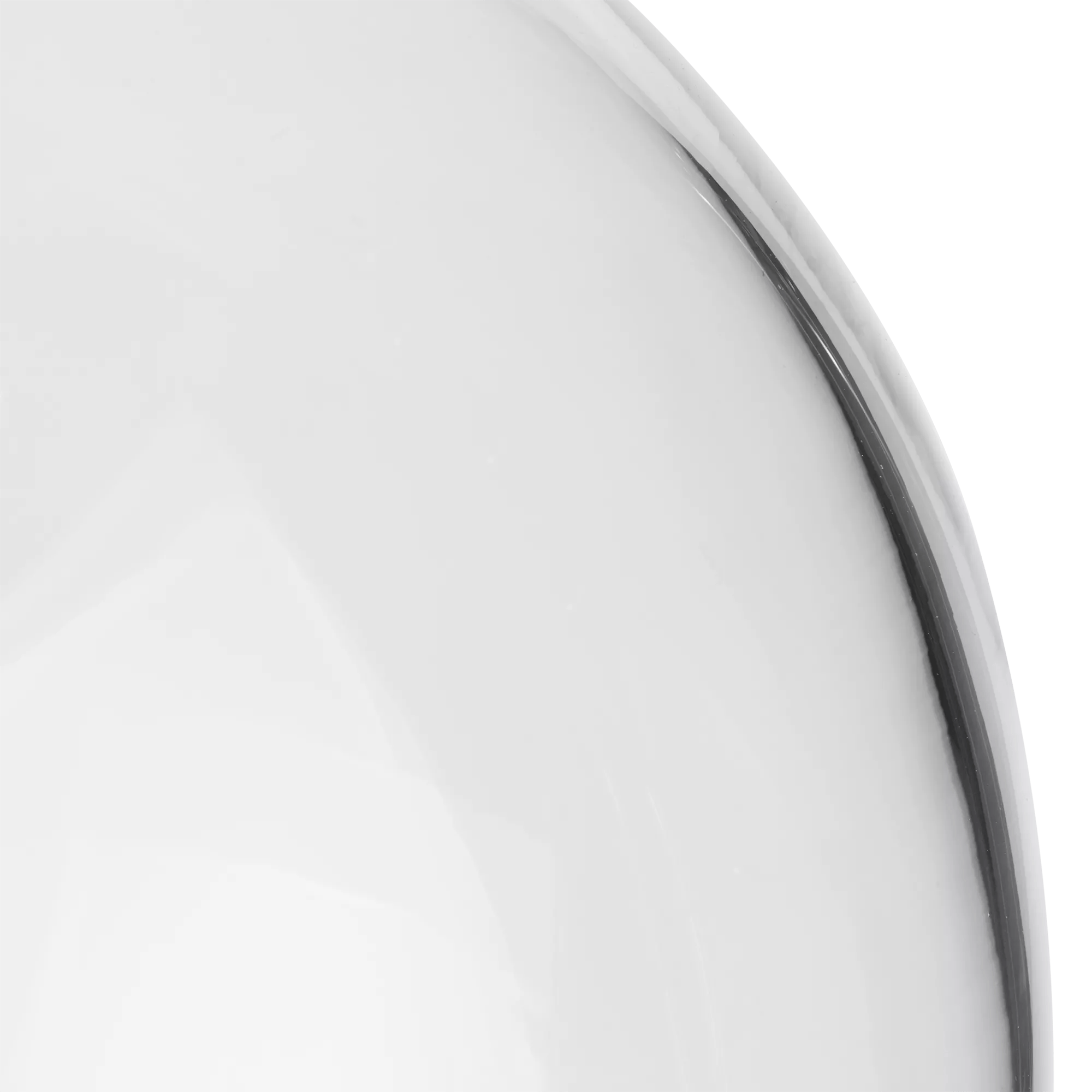 Round Glass and Wood Ceiling Lamp