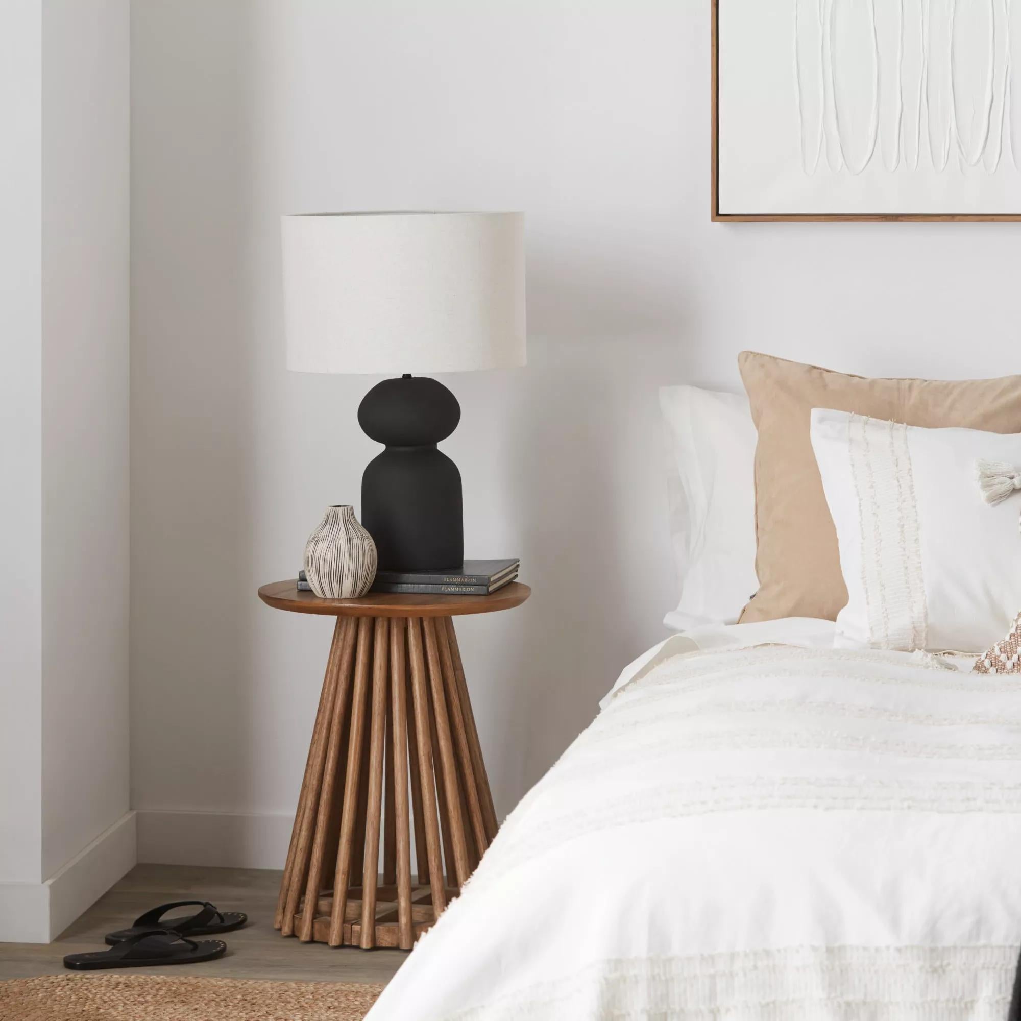 Mango Wood Openwork Side Table