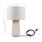 2-Tone Ceramic Table Lamp