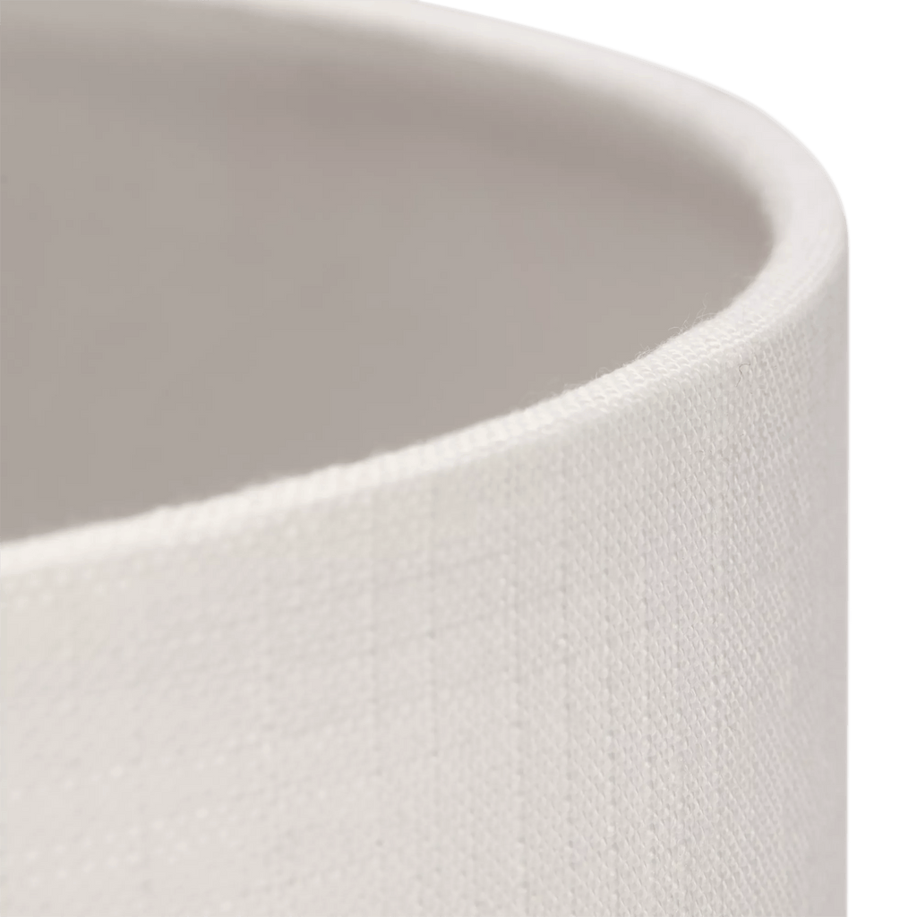 Metal Floor Lamp with White Shade