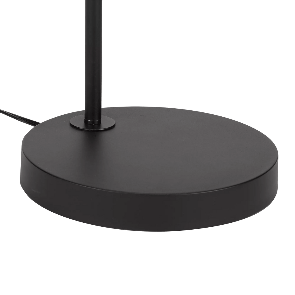 Metal Floor Lamp with White Shade