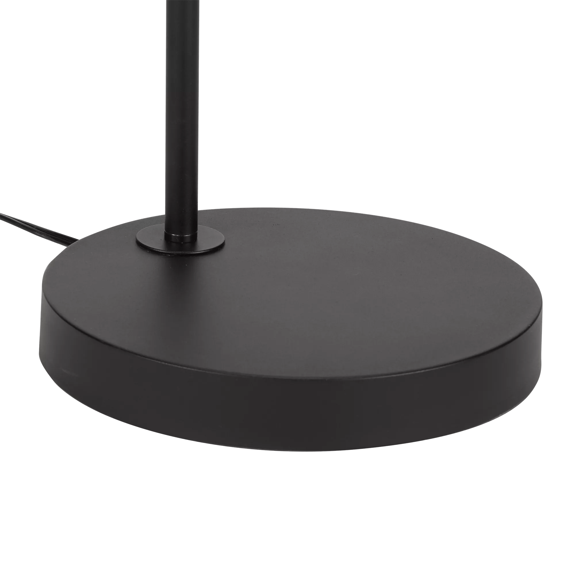 Metal Floor Lamp with White Shade