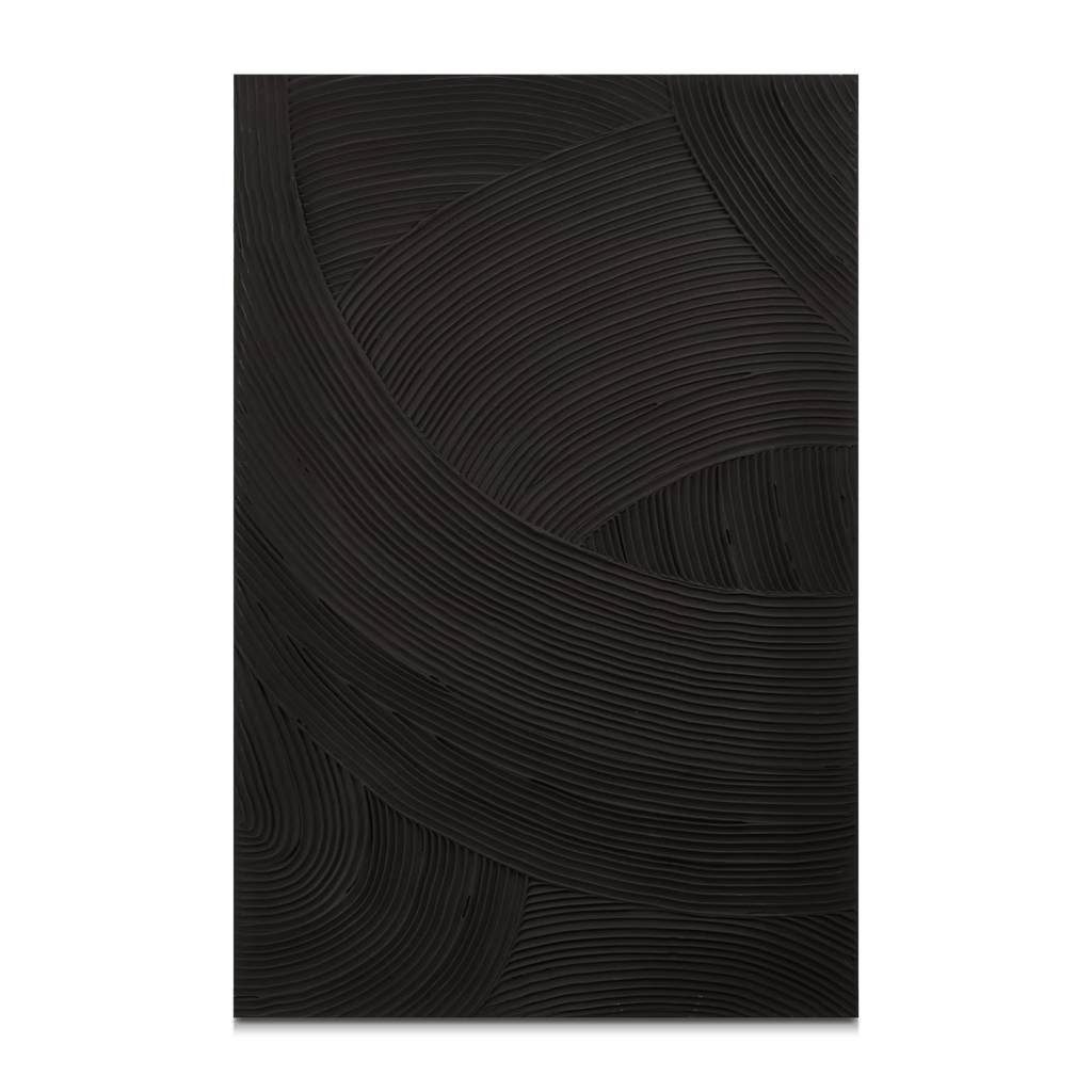 Tone on Tone Embossed Abstract Oil Painting