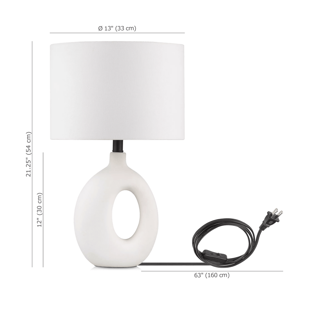 Ceramic Loop Table Lamp