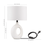 Ceramic Loop Table Lamp