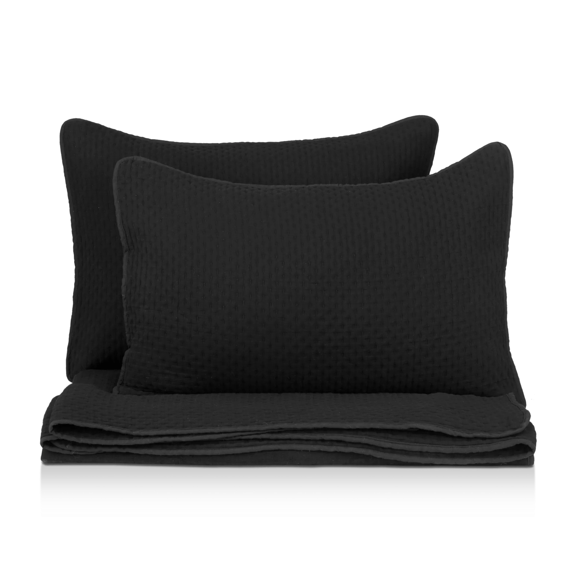 Black Nash Collection - 3-Piece Coverlet Set