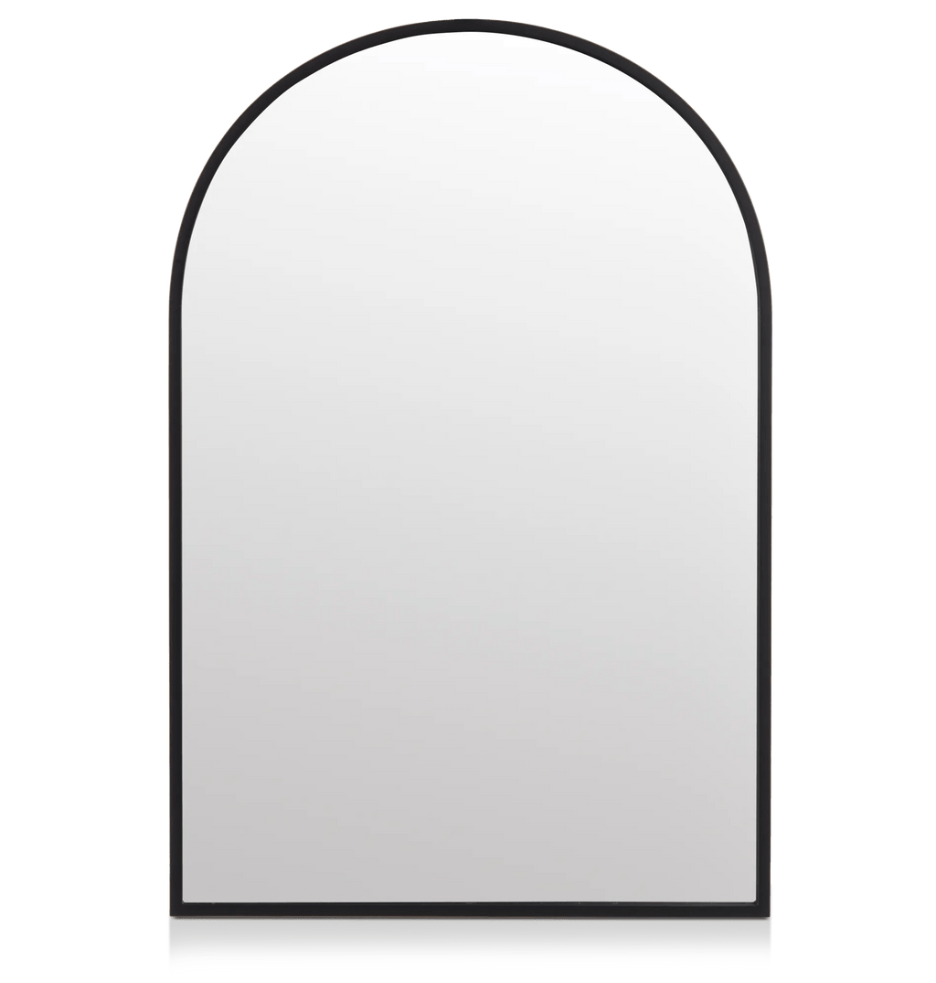 Black Arched Mirror