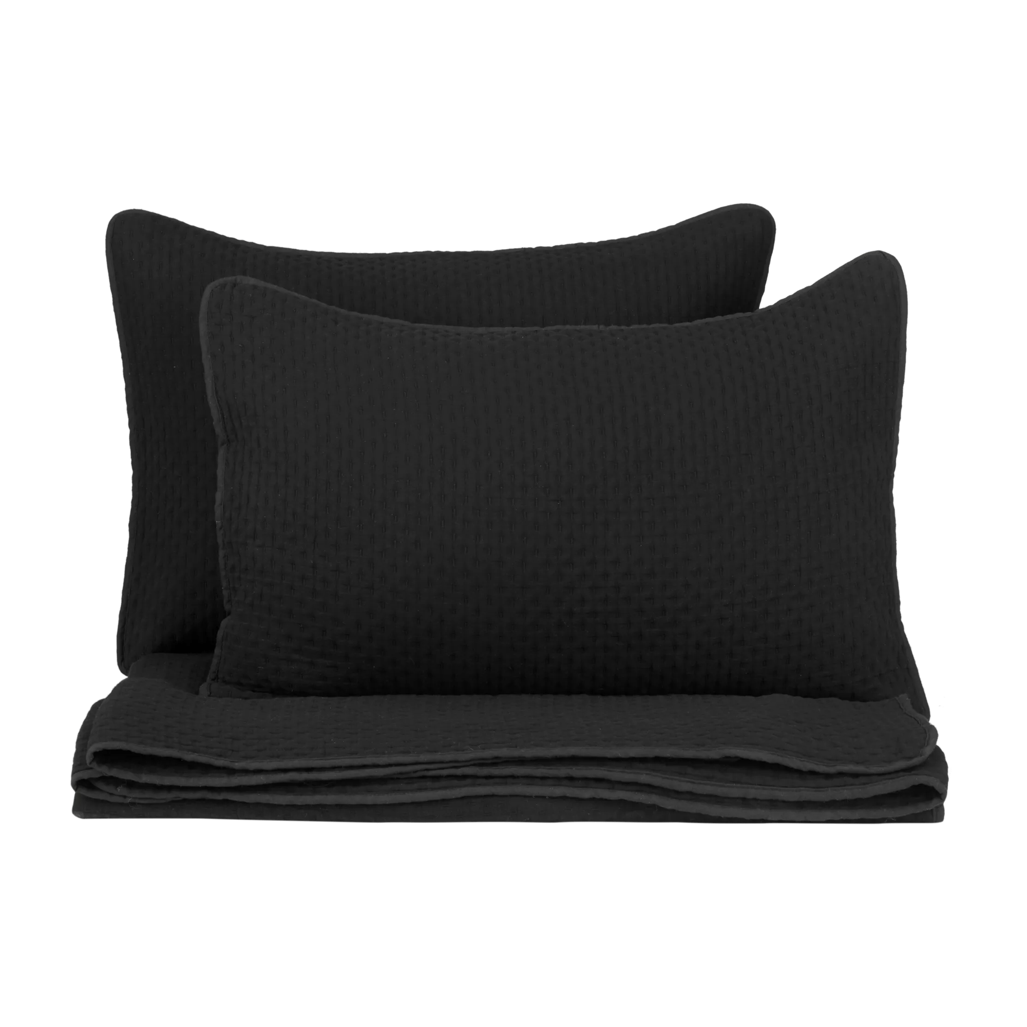 Black Nash Collection - 3-Piece Coverlet Set