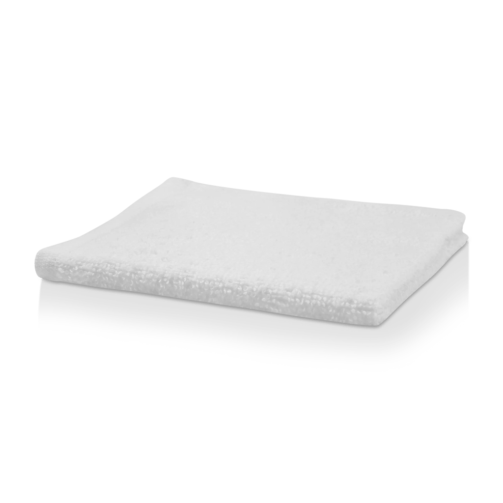White Set of 6 Large Washcloths