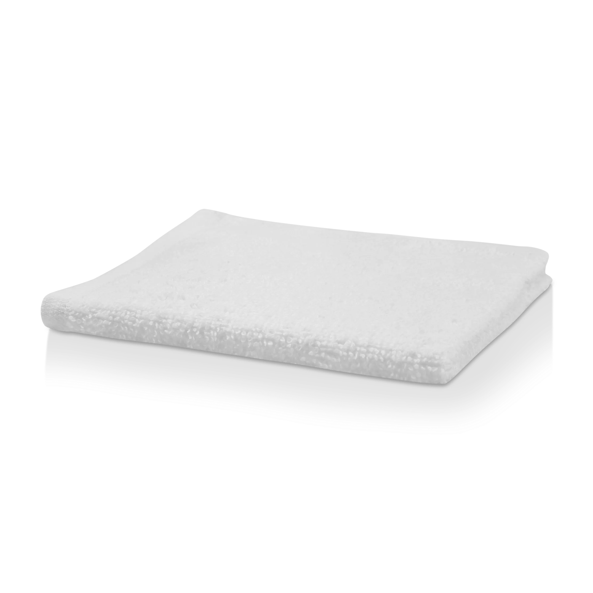 White Set of 6 Large Washcloths