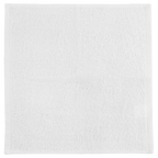 White Set of 6 Large Washcloths