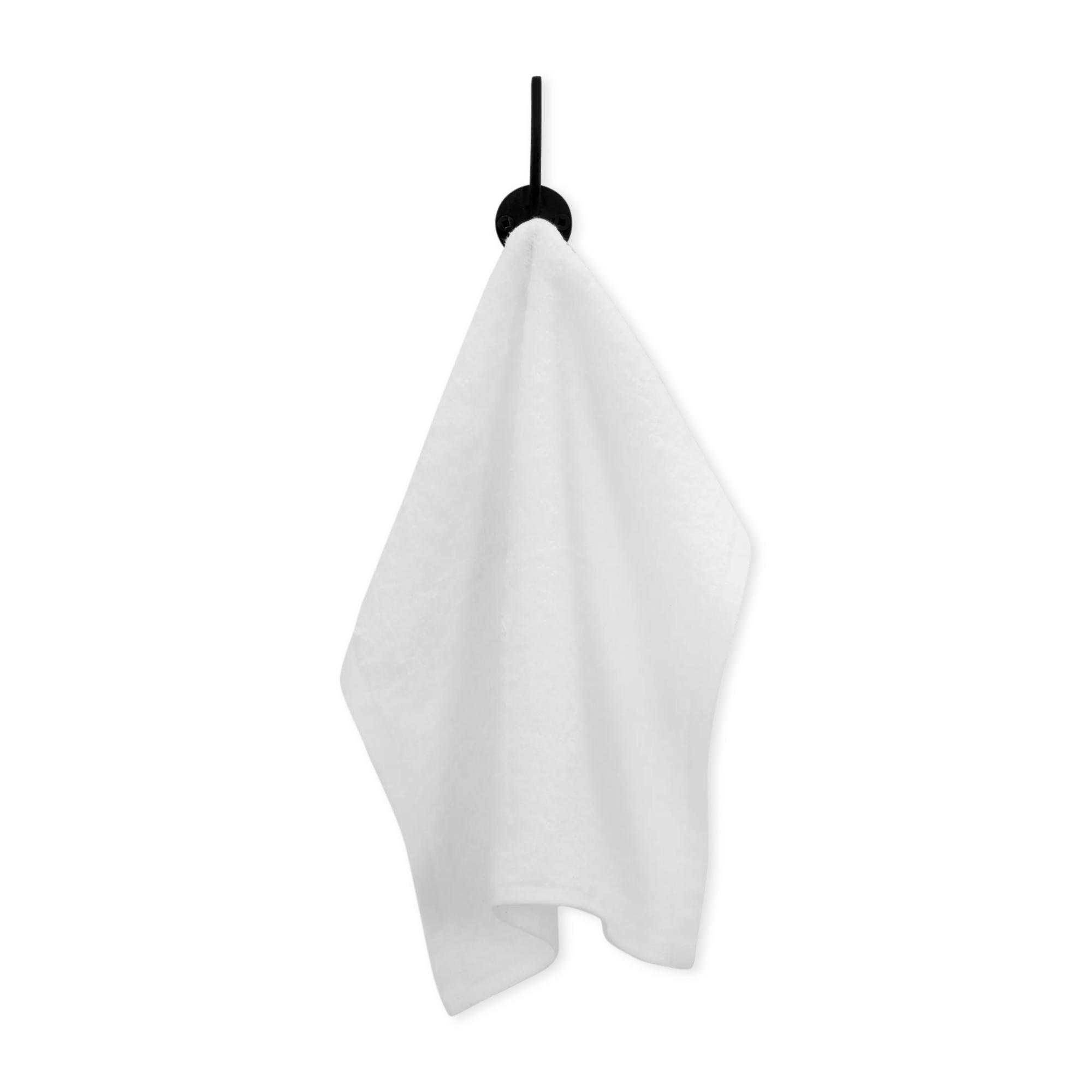 White Set of 6 Large Washcloths