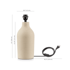 White Ceramic Lamp Base