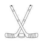 Metal Hockey Wall Art