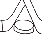 Metal Hockey Wall Art