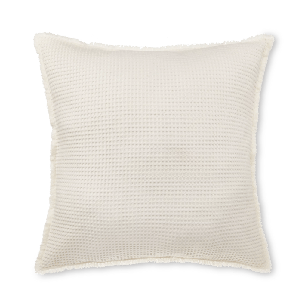 Natural Kristia Decorative Waffle Pillow