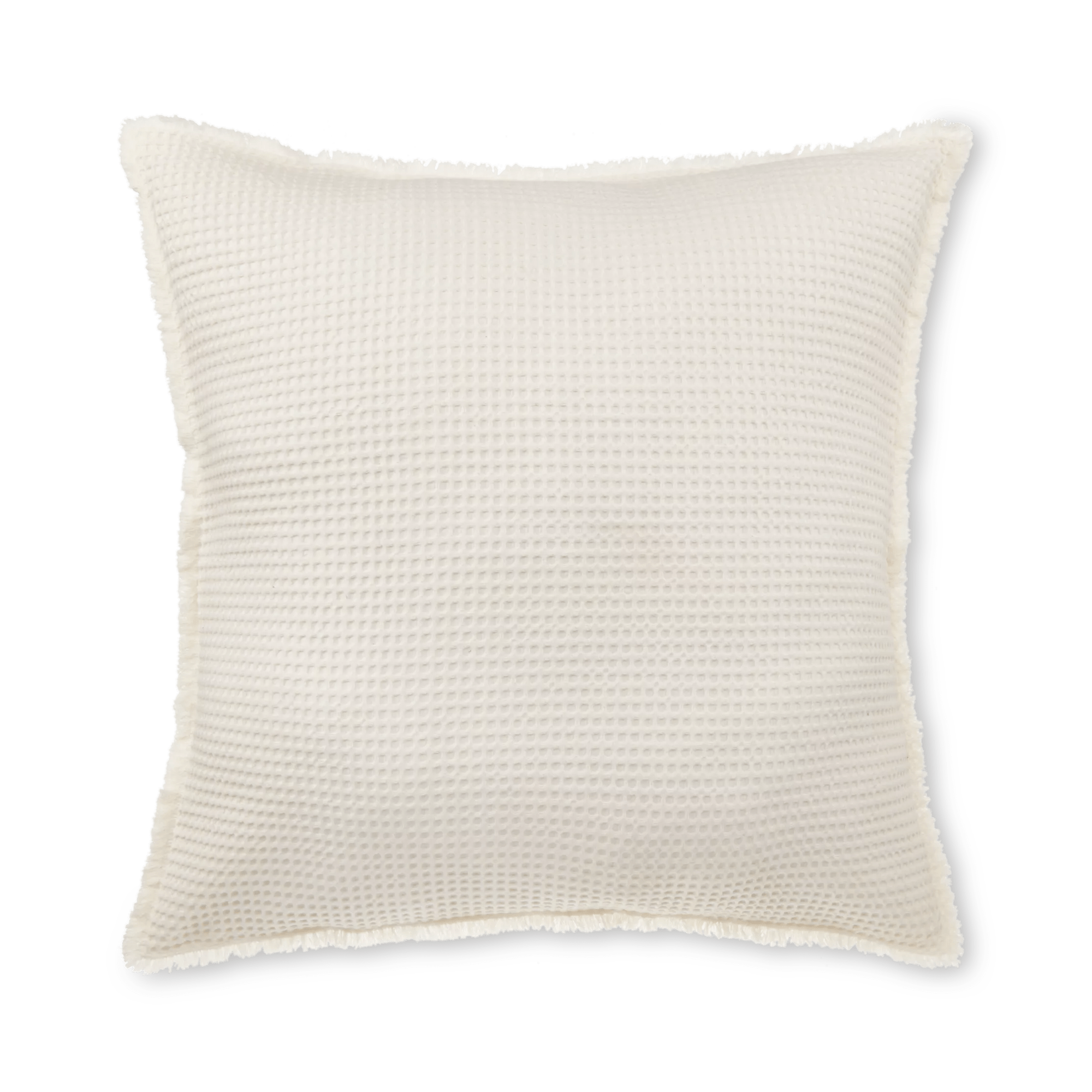 Natural Kristia Decorative Waffle Pillow