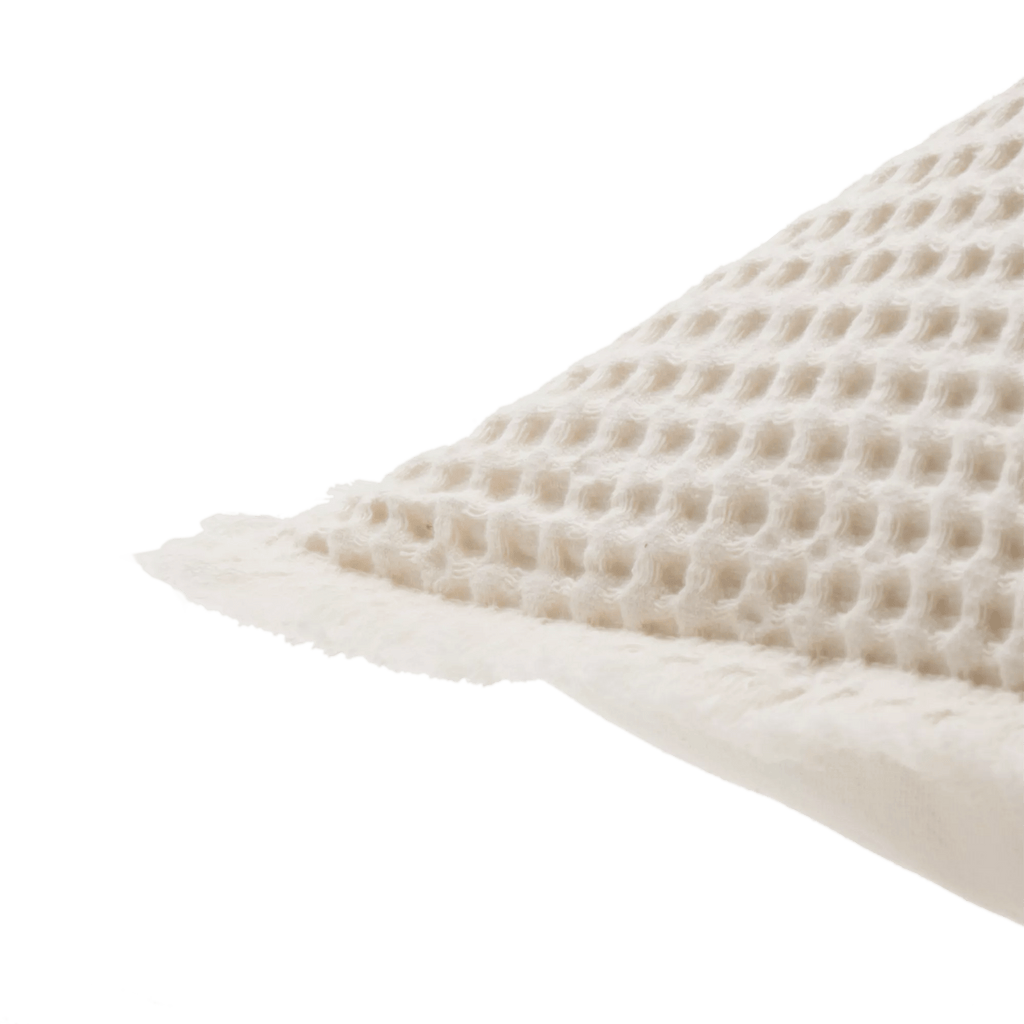Natural Kristia Decorative Waffle Pillow