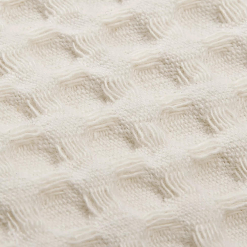 Natural Kristia Decorative Waffle Pillow