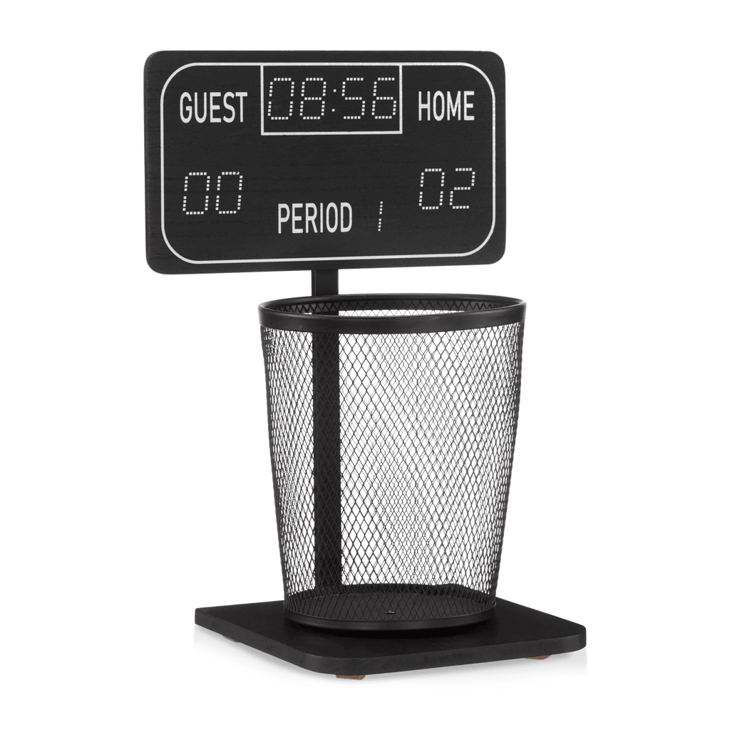 Hockey Scoreboard Garbage Bin