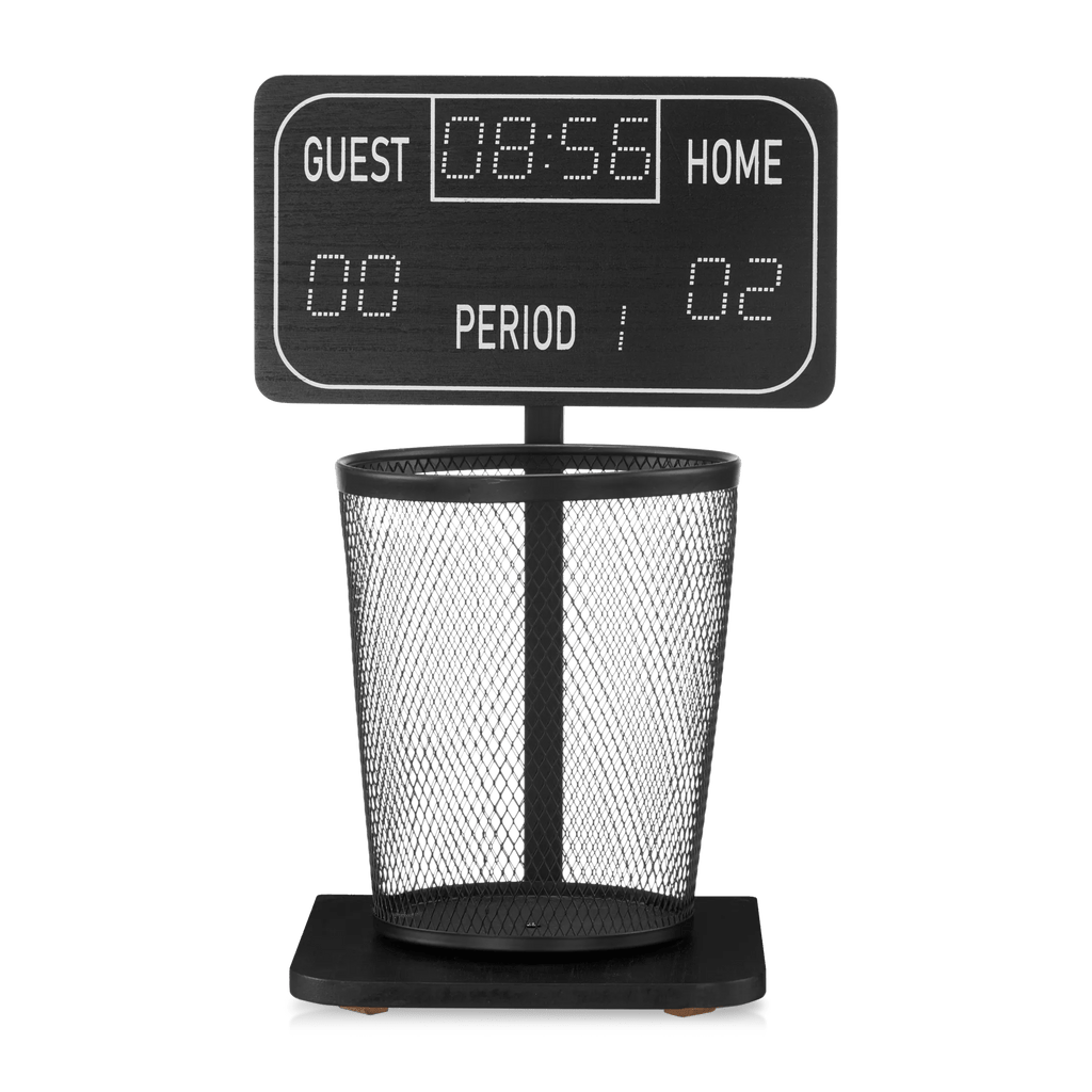 Hockey Scoreboard Garbage Bin