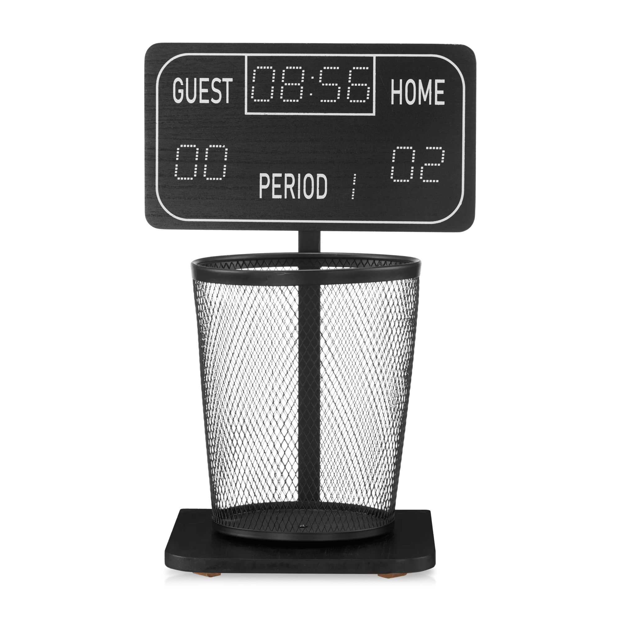 Hockey Scoreboard Garbage Bin