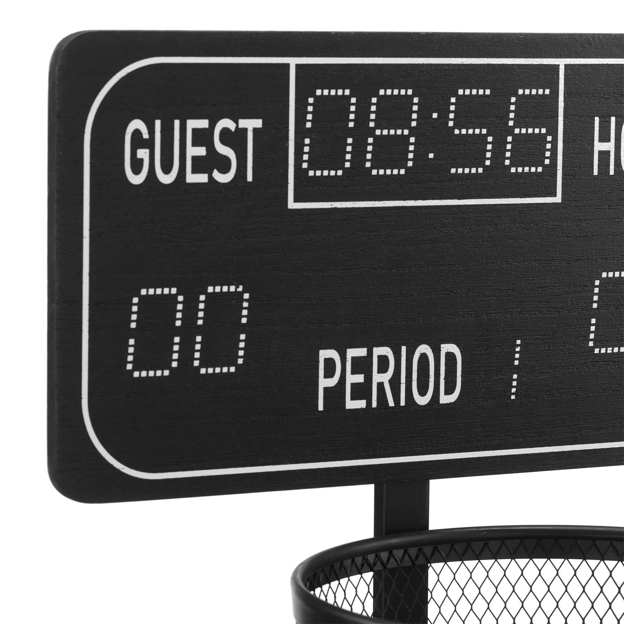 Hockey Scoreboard Garbage Bin