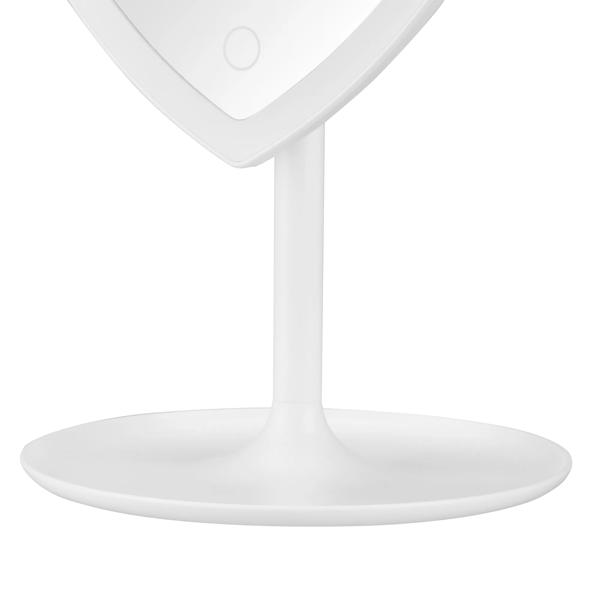 LED Heart-Shaped Table Mirror