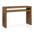 Mango Wood Veneer Console Table