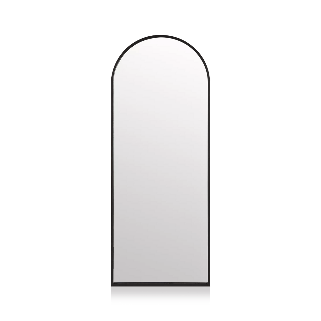 Arch Black Leaner Mirror