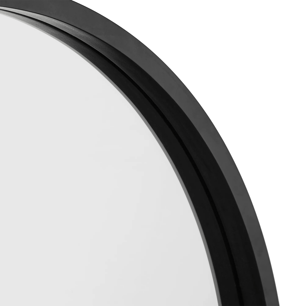 Arch Black Leaner Mirror