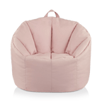 Pink Canvas Bean Bag