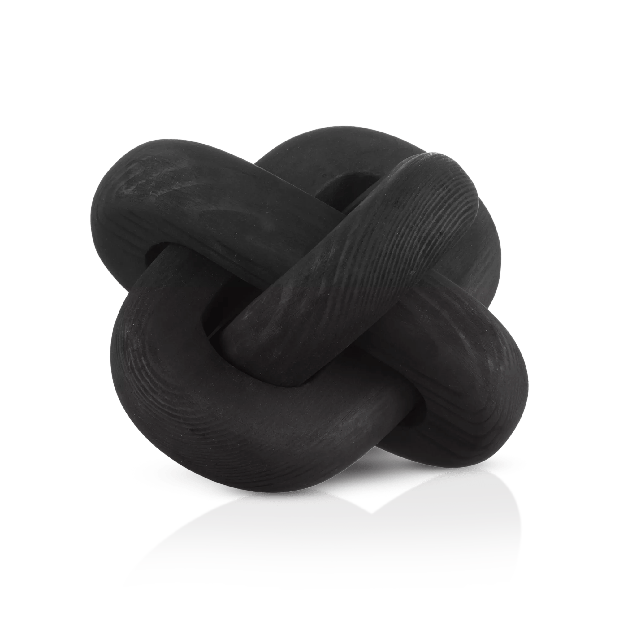 Abstract Knotted Wood Decorative Object