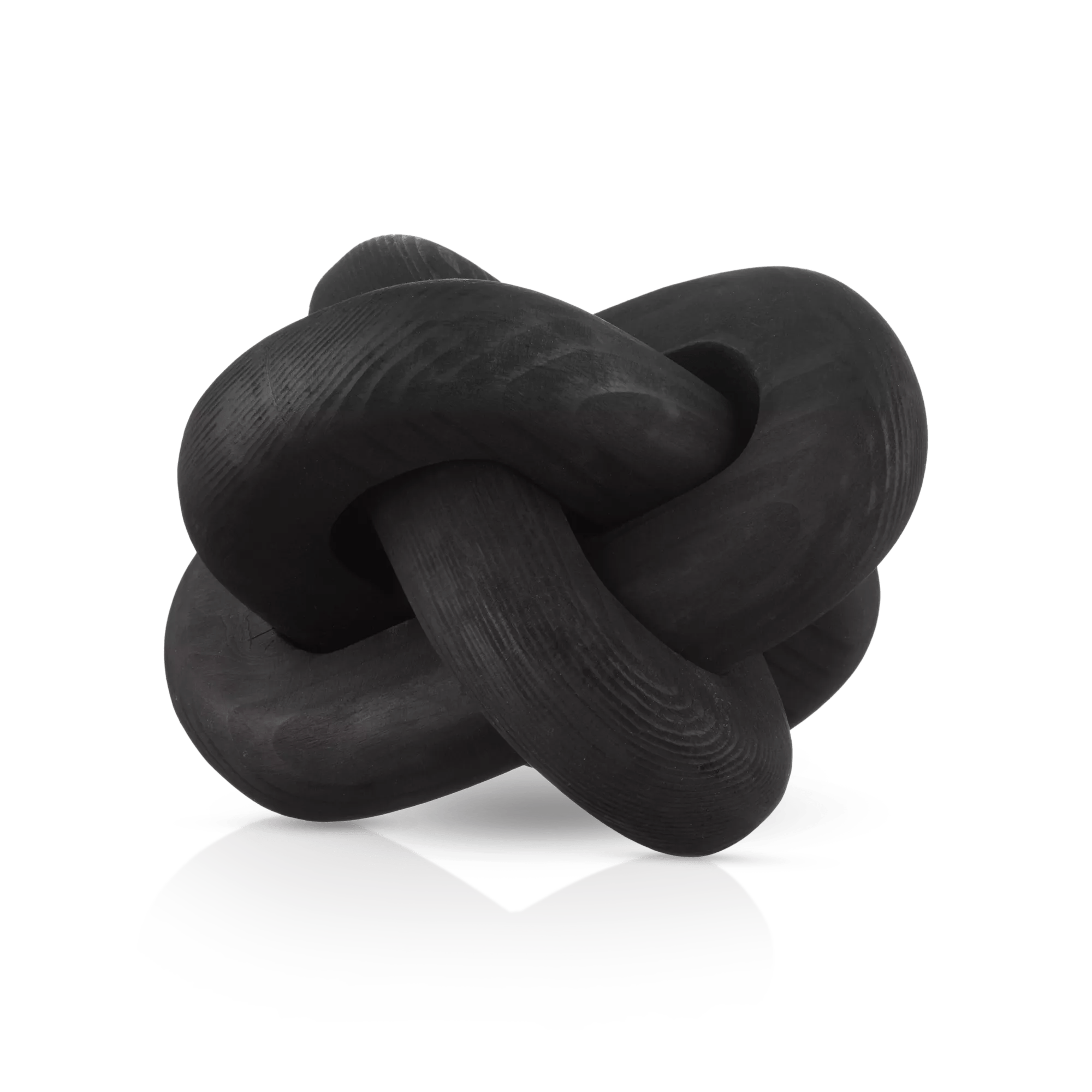 Abstract Knotted Wood Decorative Object